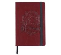 Harry Potter Gryffindor Hardcover Notebook - Official Wizarding World Journal with Embossed Crest, Lined Pages, Elastic Closure & Ribbon Bookmark - Burgundy Notebook for Gryffindor Fans