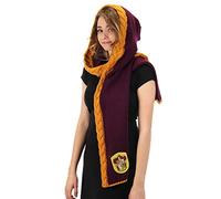 Harry Potter Gryffindor Knit Hood with Scarf Officially Licensed Costume Accessory Warm and Stylish