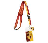 Harry Potter Gryffindor Lanyard with 3D Metal Charm ID Card Holder and Sticker