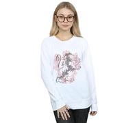 Harry Potter Gryffindor Lion Crest Sweatshirt In White White M
