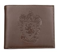 Harry Potter Gryffindor Logo Embossed Brown Wallet