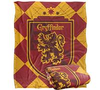 HARRY POTTER Gryffindor Plaid Sigil Officially Licensed Silky Touch Super Soft Throw Blanket 152 x 127 cm