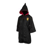 Harry Potter Gryffindor Robe - Adult Hooded Cloak Costume with Embroidered Crest - Burgundy Lined Replica Gown - Wizarding World Cosplay - Gifts for Men, Women, Fans