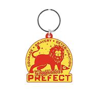 Harry Potter Gryffindor Rubber Keyring (One Size) (Yellow/Red)
