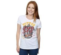 Harry Potter Gryffindor Seeker Cotton T-Shirt In White White L