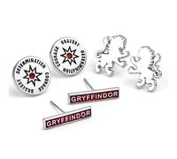 Harry Potter Gryffindor Set of 3 Stud Earrings by The Carat Shop