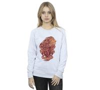 Harry Potter Gryffindor Sketch Crest Sweatshirt In Grey Grey XXL
