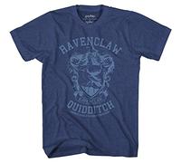 Harry Potter Gryffindor Slytherin Ravenclaw Hufflepuff Quidditch Team Boys Youth T-Shirt, Navy Heather, Medium