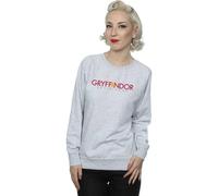 Harry Potter Gryffindor Text Sweatshirt In Grey Grey L
