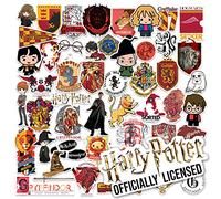 Harry Potter Gryffindor Theme Sticker Pack Die Cut Vinyl Large Deluxe Stickers Variety Pack - Laptop, Water Bottle, Scrapbooking, Tablet, Skateboard, Indoor/Outdoor - Set of 50