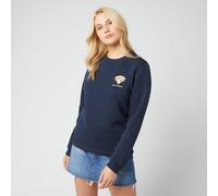 Harry Potter Gryffindor Unisex Embroidered Sweatshirt - Navy - S