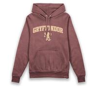 Harry Potter Gryffindor Vintage Style Adults Hoodie-2XL Red