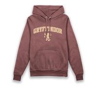 Harry Potter Gryffindor Vintage Style Adults Hoodie-XL Red