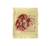 Harry Potter Gryffindor Wash Officially Licensed Silky Touch Super Soft Throw Blanket 152X127 Cm In White White