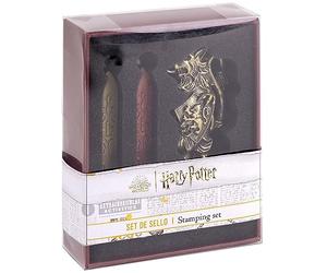 Harry Potter Gryffindor Wax Seal Stamping Set - Official Wizarding World Gryffindor Crest Stamp with Wax Sticks - Stationery, Letter Writing & Crafting Set