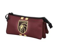Harry Potter Gryffindor22-ECO Triple Pencil Case, Burgundy, 23 x 11 cm