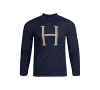 Harry Potter 'H' Jumper, Chunky Knit Navy Sweater for Adults | Soft, Warm, Chunky Knit Jumper, Costume & Collectible Gift for Harry Potter Fans