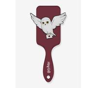 HARRY POTTER Hairbrush with Hedwig 3D Silicone Appliqué bordeaux red