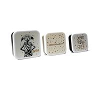 Harry Potter Half Moon Bay Bento Lunch Box for Kids & Adults Lunch Box | Set of 3 Food Containers with Lids | Dobby Lunch Box