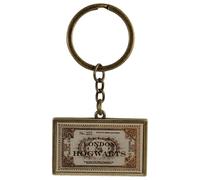 Harry Potter Half Moon Bay Hogwarts Express Ticket | Metal Keyring Keychain | Official Merchandise | Backpack Charm Bag Tag | Birthday or Christmas Gift