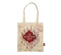 Harry Potter Half Moon Bay Marauders Map | Tote Bag Recycled Cotton | Official Merchandise | Shopping Bag