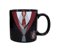 Harry Potter Half Moon Bay Mug | Colour Changing Mug Gryffindor Uniform | Coffee Cups and Mugs Gifts for Girls | Novelty Mug & Heat Changing Mugs Merch, Black