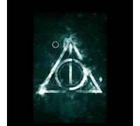 Harry Potter Hallows Painted Women's T-Shirt - Black - S