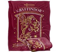Harry Potter Hand Drawn Gryffindor Shield Silky Touch Super Soft Throw Blanket 152 X 127 Cm