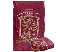 Harry Potter Hand Drawn Gryffindor Shield Silky Touch Super Soft Throw Blanket 91 x 147 Cm