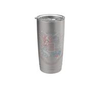 Harry Potter Hand Drawn Hogwarts Shield Stainless Steel Insulated Tumbler
