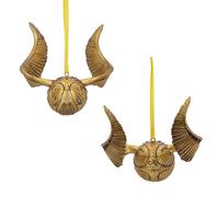 Nemesis Now Officially Licensed Harry Potter Golden Snitch Quidditch Hanging Ornament, Gold