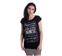 Harry Potter - Happiness Can Be Found Loose - Girly - black - M - 100% Cotton,Jersey M