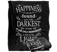 Harry Potter Happiness Can Be Found Quote Dumbledore Blanket Multicoloured (One Size)
