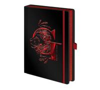Harry Potter Hardcover A5 Notebook Embossed with Gryffindor Foil Design - Offici