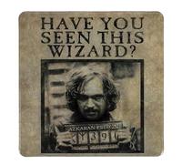 Harry Potter “Have You Seen This Wizard?” Sirius Black Single Coaster - Officially Licensed Wizarding World Drink Mat, Desk or Table Decor, Great Gift for Fans