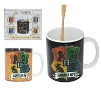 Harry Potter Heat Change Mug | 11oz Ceramic Mug | Color Changing Magic Black Heat Sensitive Coffee Mug Birthday Gifts for Kids Girls Boys 3+Years