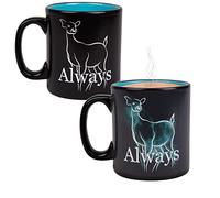 Harry Potter Heat Changing Ceramic Coffee Mug - Large 20oz - Officially Licensed Doe Patronus Design Reveals w/Heat - Book & Movie Love Gift for Kids, Teens, Adults, Men, Women