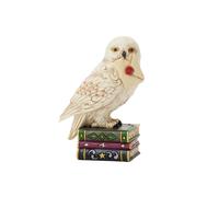 Enesco Harry Potter by Jim Shore Hedwig the Owl Holding a Letter Miniature Figurine, 3.54 Inch, Multicolor