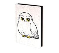 HARRY POTTER Feather-Covered A5 Notebook Hedwig - Official Merchandise