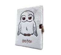 Pyramid International HARRY POTTER Hardback Lockable Notebook, A5 Lined Pages (Fluffy Hedwig Design) - Official Merchandise