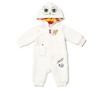 Harry Potter Hedwig Owl Baby Costume with Zip for Newborn and Toddler, White, 12 Months, White, 12 Months