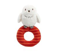 Rainbow Designs Harry Potter Hedwig Plush Baby Rattle - Soft Sensory Toy for Newborns - Suitable from Birth Ring Rattle for Early Development - Playtime and On-The-Go Companion