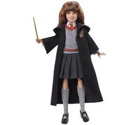 Harry Potter Hermione Granger Collectible Doll (10-in) with Hogwarts Uniform, Gryffindor Robe and Wand, FYM51