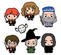 HARRY POTTER HEROES CHIBI STICKERS Die Cut Vinyl Large Deluxe Sticker Variety Pack - Laptop, Water Bottle, Scrapbooking, Tablet, Skateboard, Indoor/Outdoor - Set