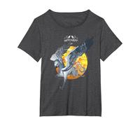 Harry Potter Hippogriff T-Shirt, Women's Plus, Dark Heather Grey, 4X