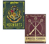 Harry Potter Hogwarts A Cinematic Yearbook & J.K. Rowling's Wizarding World: A Magical Yearbook 2 Books Collection Set