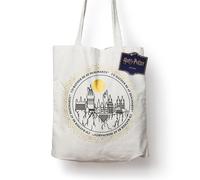 Harry Potter Hogwarts Castle Cotton Tote Bag HPTB0018 - 100% Cotton Velvet