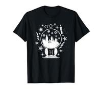 Harry Potter Hogwarts Christmas Snow Globe Stamp T-Shirt
