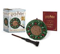 Harry Potter: Hogwarts Christmas Wreath and Wand Set: Lights Up! (RP Minis)