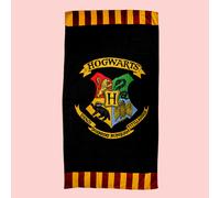 Groovy Harry Potter Hogwarts Cotton Towel Black